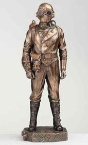 Veronese Design Steampunk Aeronaut Resin Figurine