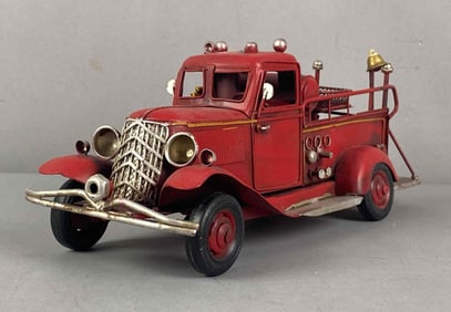 Hobby Lobby 1930s Style Firetruck Metal Model