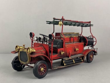 Hobby Lobby 1900s Replica Firetruck Metal Model