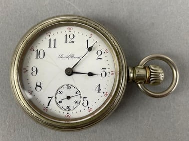 Antique South Bend 17 Jewel Open-Face Pocket Watch