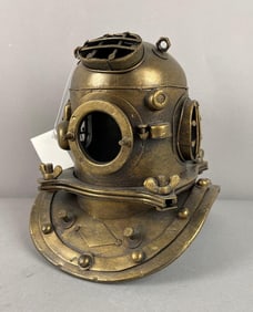 Metal Scuba Diving Helmet Decoration