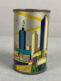 Antique 1934 Chicago Worlds Fair Tin Coin Bank