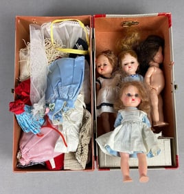 Vintage Ginger Dresser Chest with Doll and More