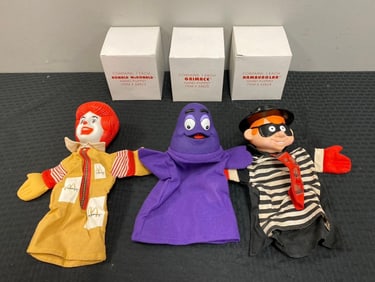 Group of 3 McDonalds Hand Puppets