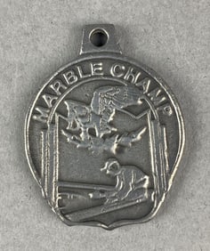 Antique Marble Champ Medal