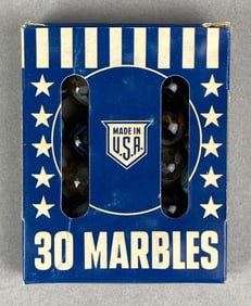 Vintage Box of Marbles