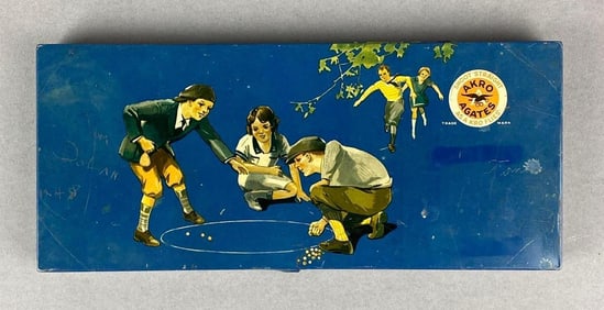 Antique Akro Agates No. 200 Tin