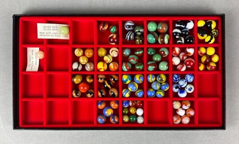 Group of Assorted Vintage Marbles