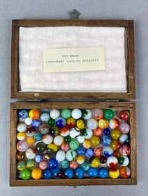 Group of Vintage Pee Wee Marbles