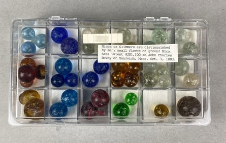 Group of Vintage Glimmer Marbles