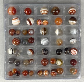 Group of Assorted Vintage Marbles