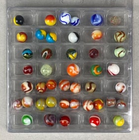 Group of Assorted Vintage Marbles