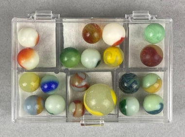 Group of Assorted Vintage Marbles