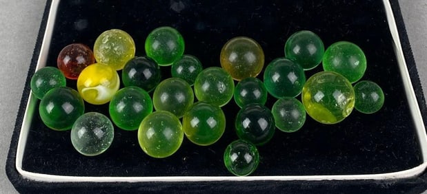 Group of Assorted Vintage Marbles