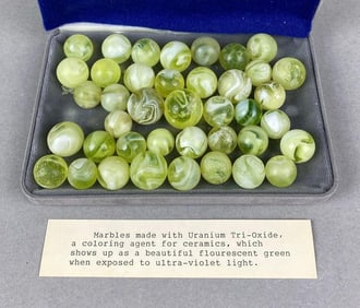 Group of Vintage Uranium Marbles