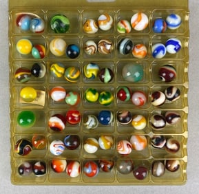Group of Assorted Vintage Marbles
