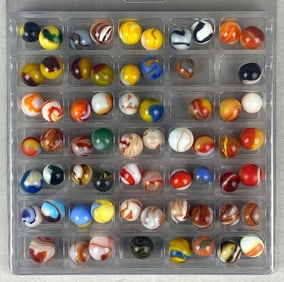 Group of Assorted Vintage Marbles