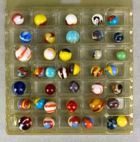 Group of Assorted Vintage Marbles