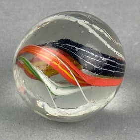 Antique German Swirl Glass Shooter Marble