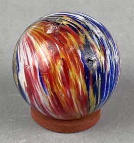 Antique German Onionskin Glass Shooter Marble