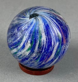 Antique German Onionskin Glass Shooter Marble