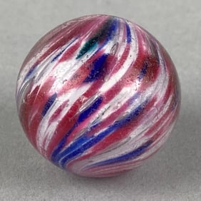 Antique German Onionskin Glass Shooter Marble