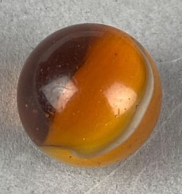 Peltier Glass Co. Root Beer Float Marble