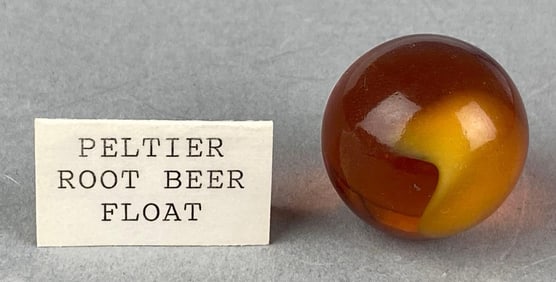 Peltier Glass Co. Root Beer Glass Marble