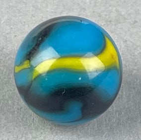 Peltier Glass Co. Blue Galaxy Glass Marble