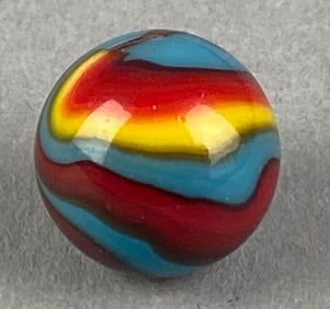 Peltier Glass Co. Superman Glass Marble
