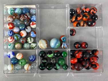 Group of Assorted Vintage Marbles