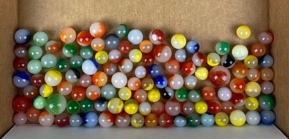 Group of Moss Agate Marbles