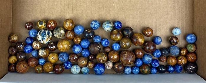 Group of Bennington Marbles