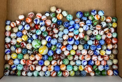 Group of Ravenswood Novelty Co. Marbles