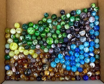 Group of Slag Marbles