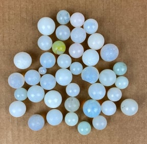 Group of Opal/ Moonie Marbles