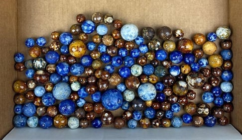Group of Bennington Marbles