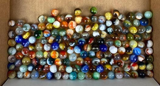 Group of Assorted Marbles