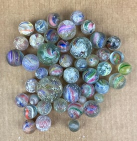 Group of Swirl Marbles