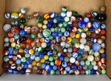 Group of Assorted Marbles