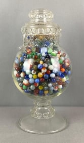 Large Group of Assorted Marbles