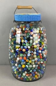 Large Group of Assorted Marbles