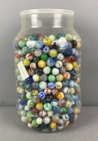 Large Group of Assorted Marbles