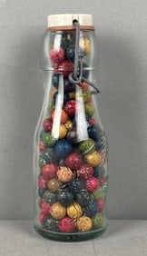 Group of Pottery Marbles