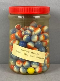 Group of 1970s Victory Marbles