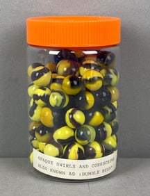 Group of Bumble Bee Marbles