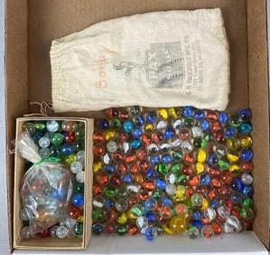 Group of Assorted Marbles