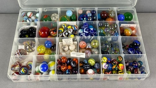 Group of Assorted Contemporary Marbles