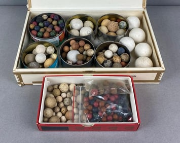 Group of Assorted Marbles