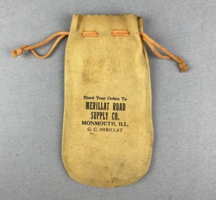 Advertising Merrillat Road Supply Monmouth, Illinois Marble Bag